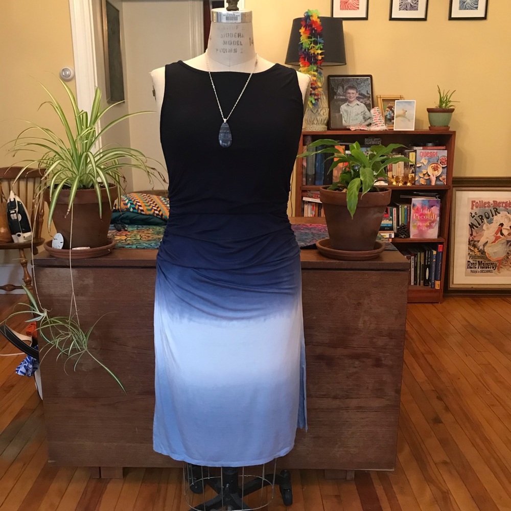 Athleta jersey ombré maxi dress